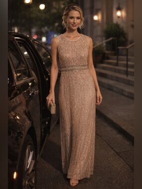 Mac Duggal Sequin Dress